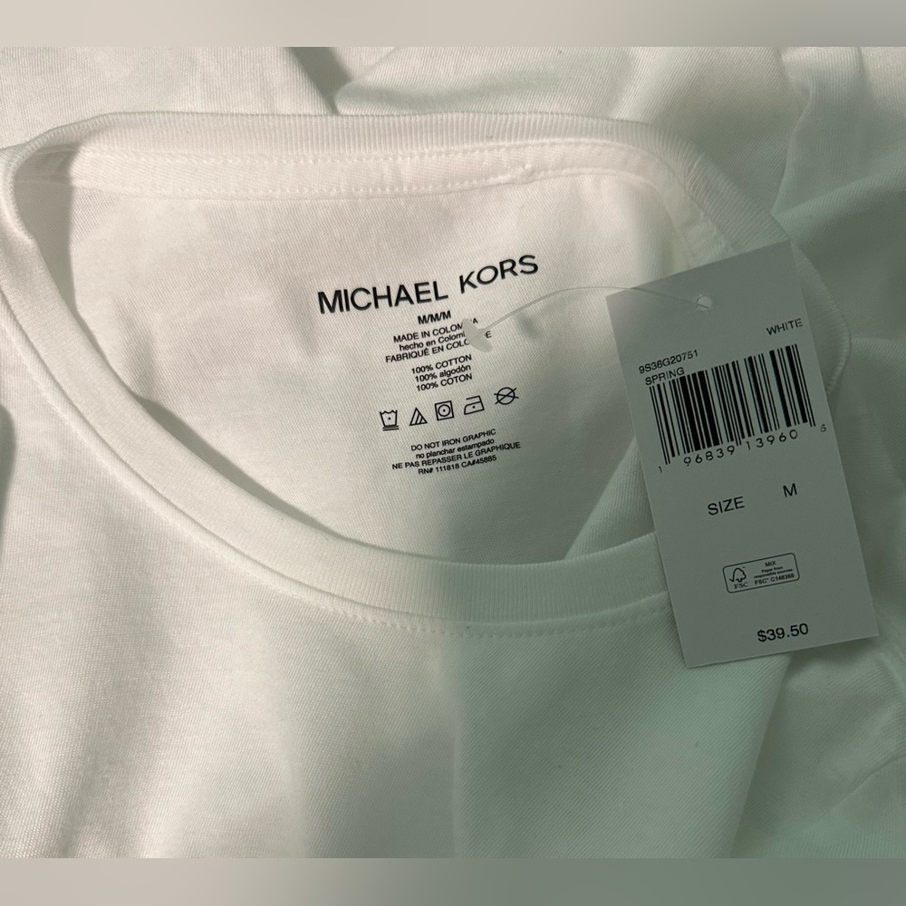 New Michael Kors men T-shirts, size medium cotton - Picture 3 of 3